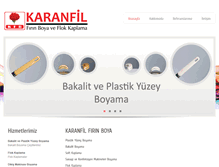 Tablet Screenshot of karanfilfirinboya.com
